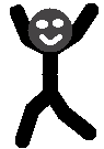 happy stickman